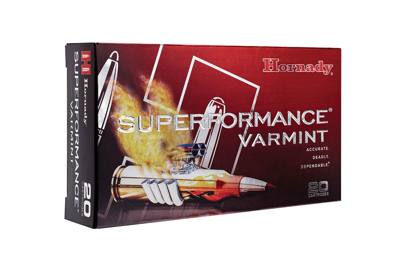 Hornady 223 WSSM 55gr V-MAX Superformance Varmint 20/Box